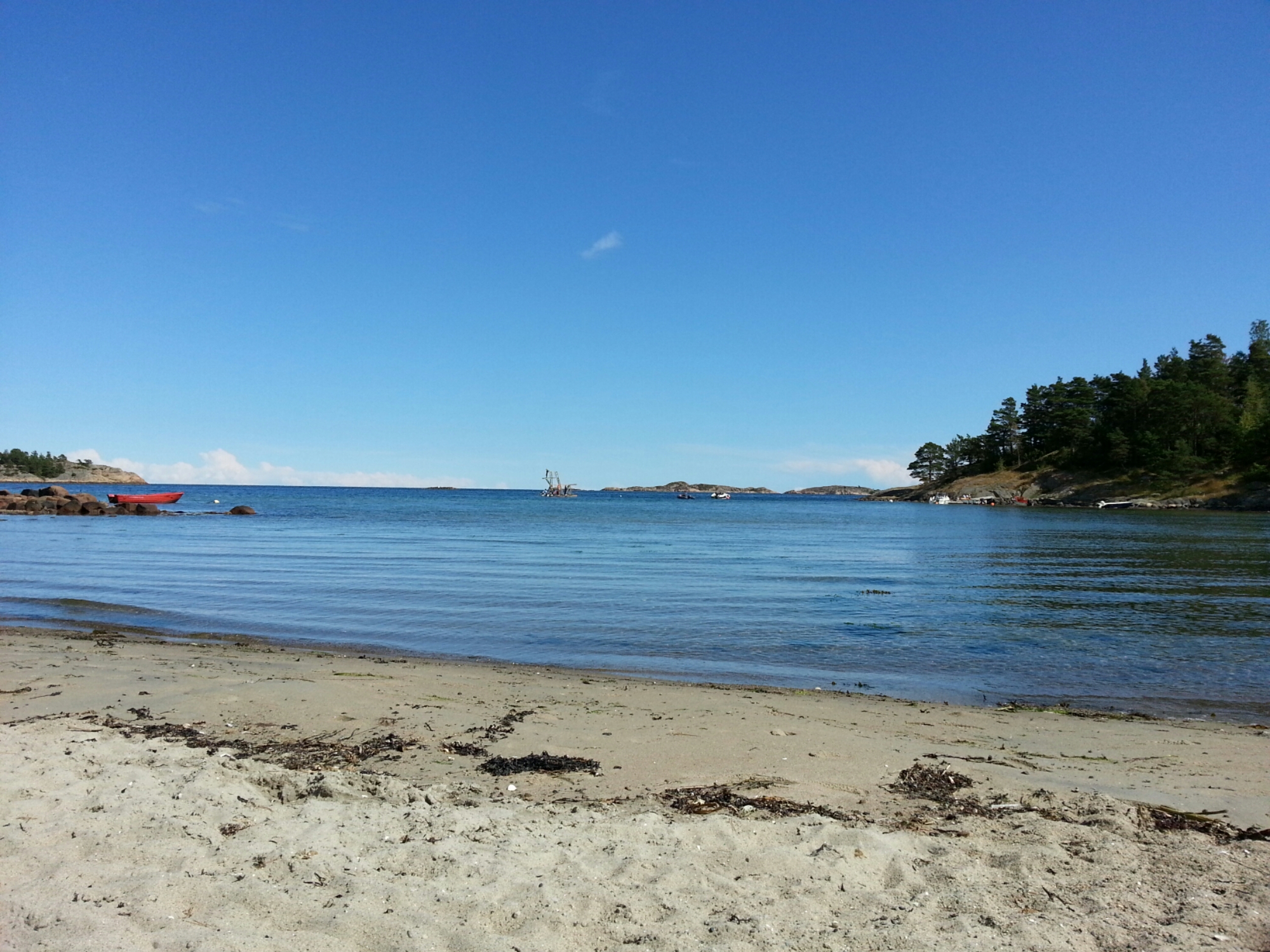 Strand beim Campingplatz Moysand (Grimstad) Strand beim Campingplatz Moysand (Grimstad)