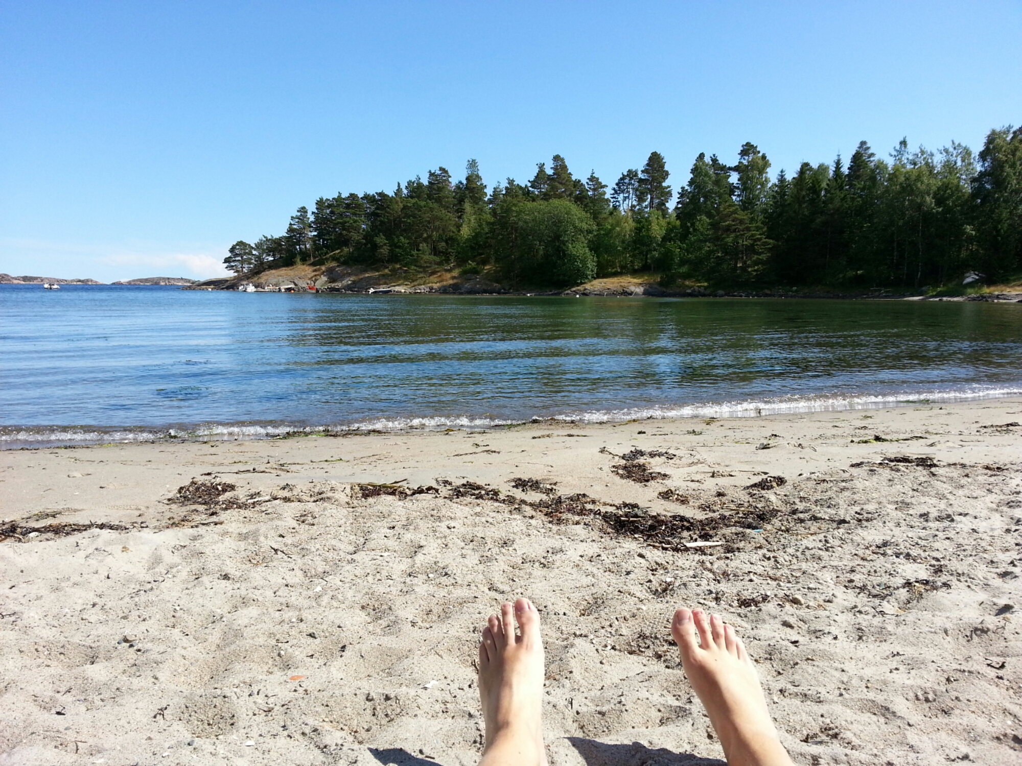 Strand beim Campingplatz Moysand (Grimstad) Strand beim Campingplatz Moysand (Grimstad)