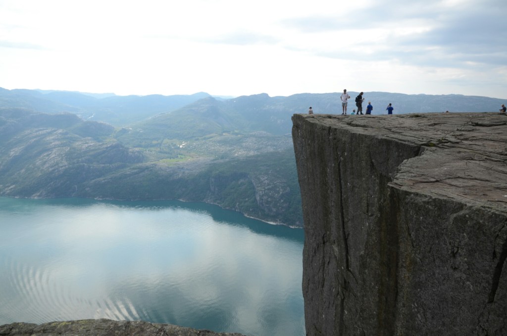 Gegenverkehr am Preikestolen