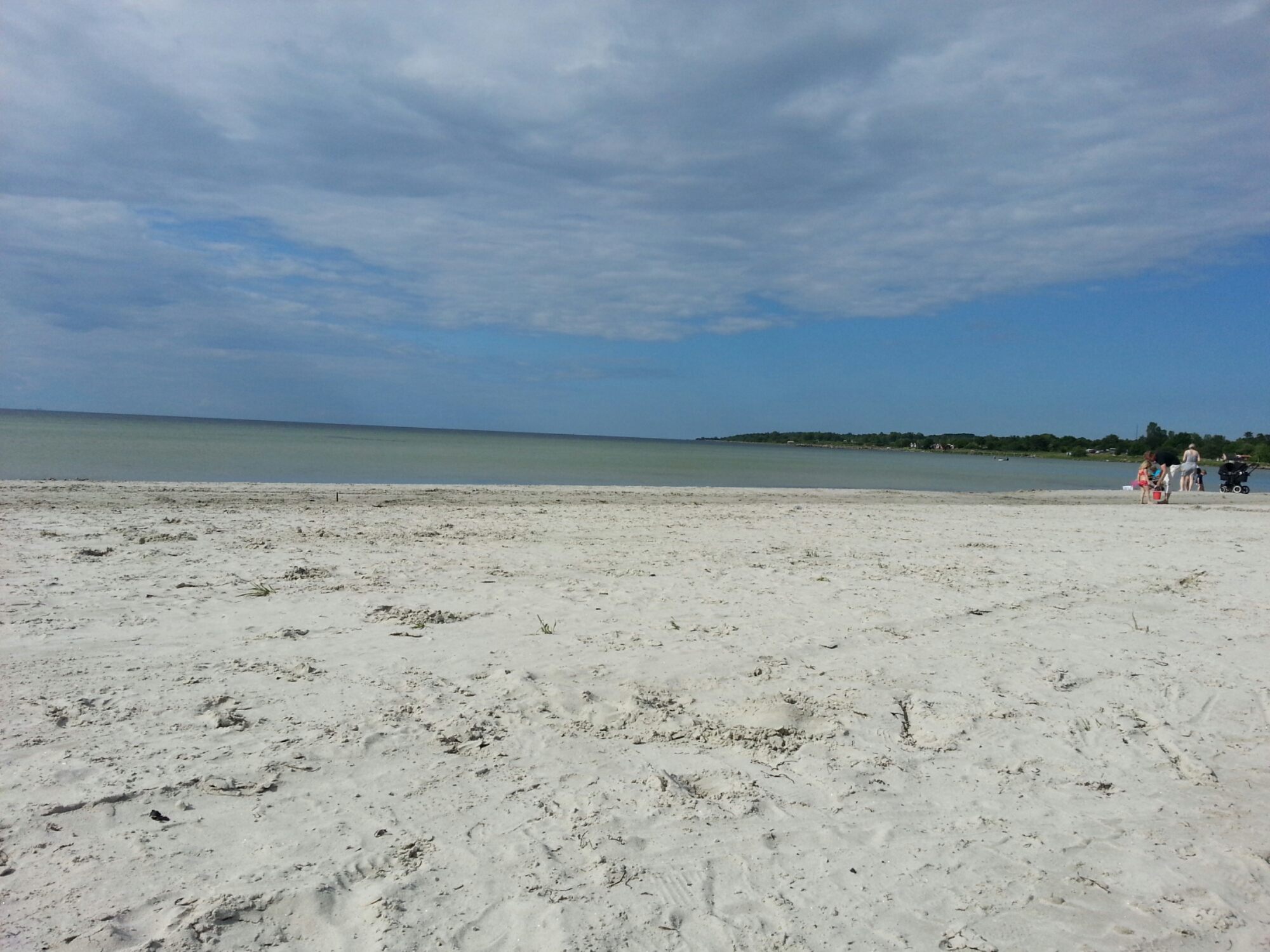 Strand im Camping bei Borgholm Strand im Camping bei Borgholm