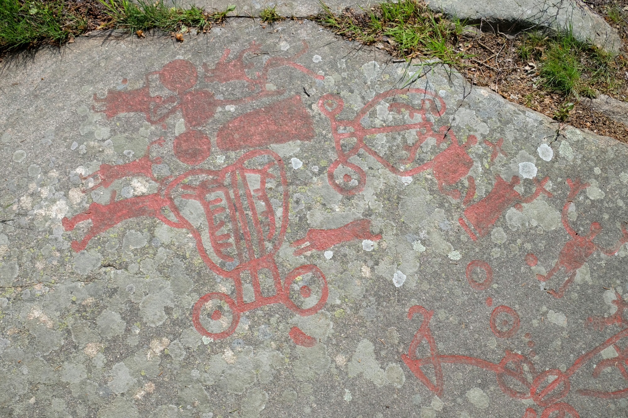 Felsritzungen (Hällristningar) bei Brastad Felsritzungen (Hällristningar) bei Brastad