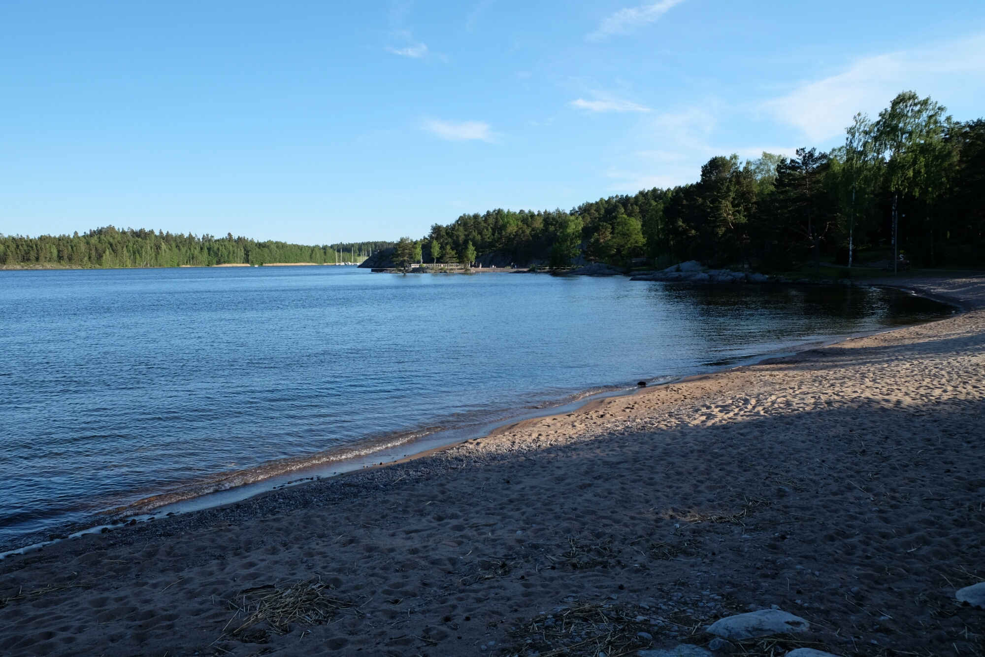 Stimmungsvolles Licht am Örnäs-Strand in Åmål Stimmungsvolles Licht am Örnäs-Strand in Åmål