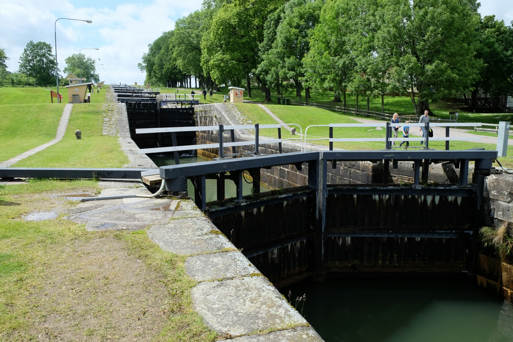Götakanal-Schleusen bei Berg Götakanal-Schleusen bei Berg