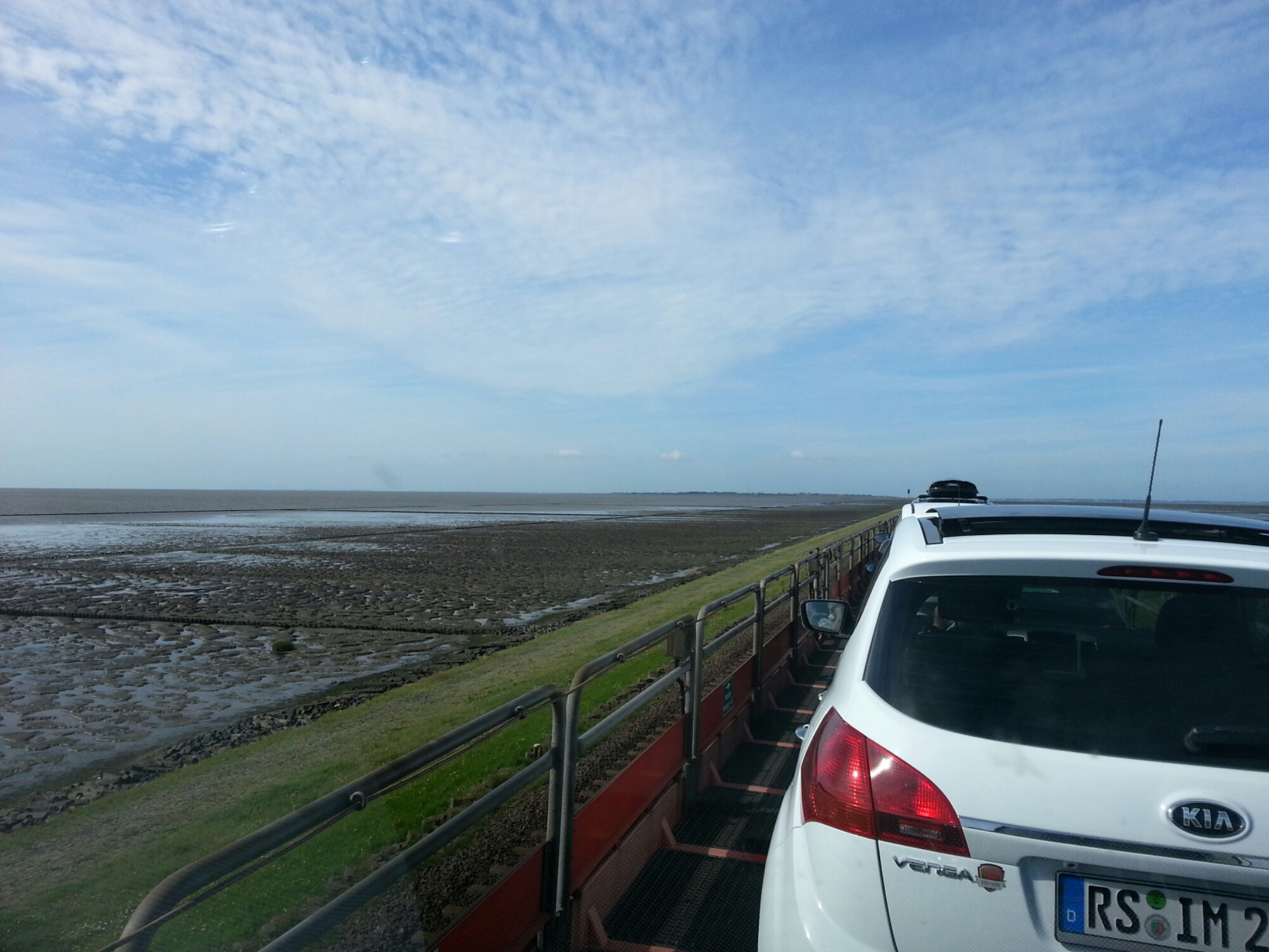 Auf dem DB Shuttle nach Sylt Auf dem DB Shuttle nach Sylt