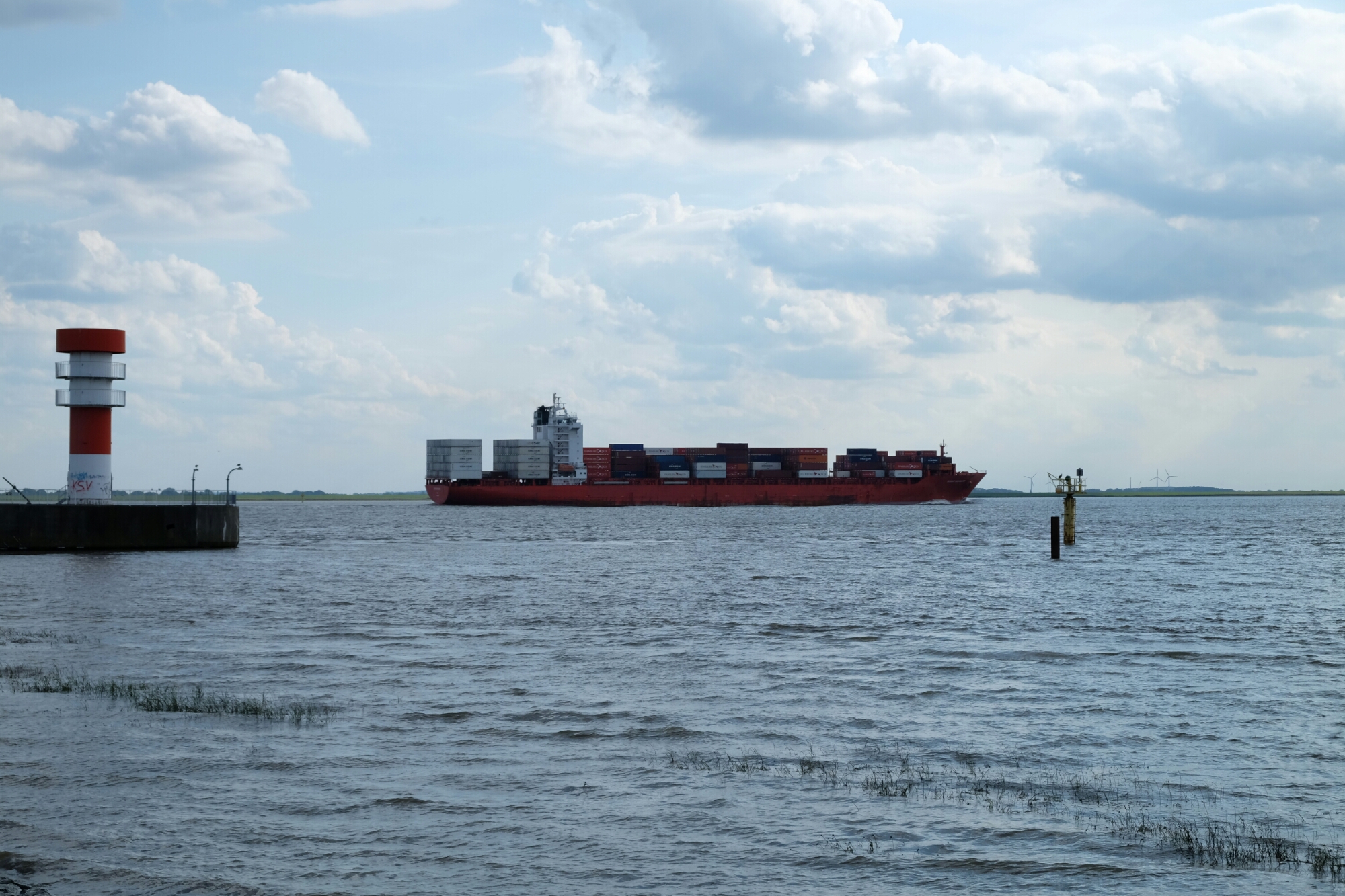 Pötte kucken an der Elbe bei Brunsbüttel (Schleusen des Nord-Ostsee-Kanals) Pötte kucken an der Elbe bei Brunsbüttel (Schleusen des Nord-Ostsee-Kanals