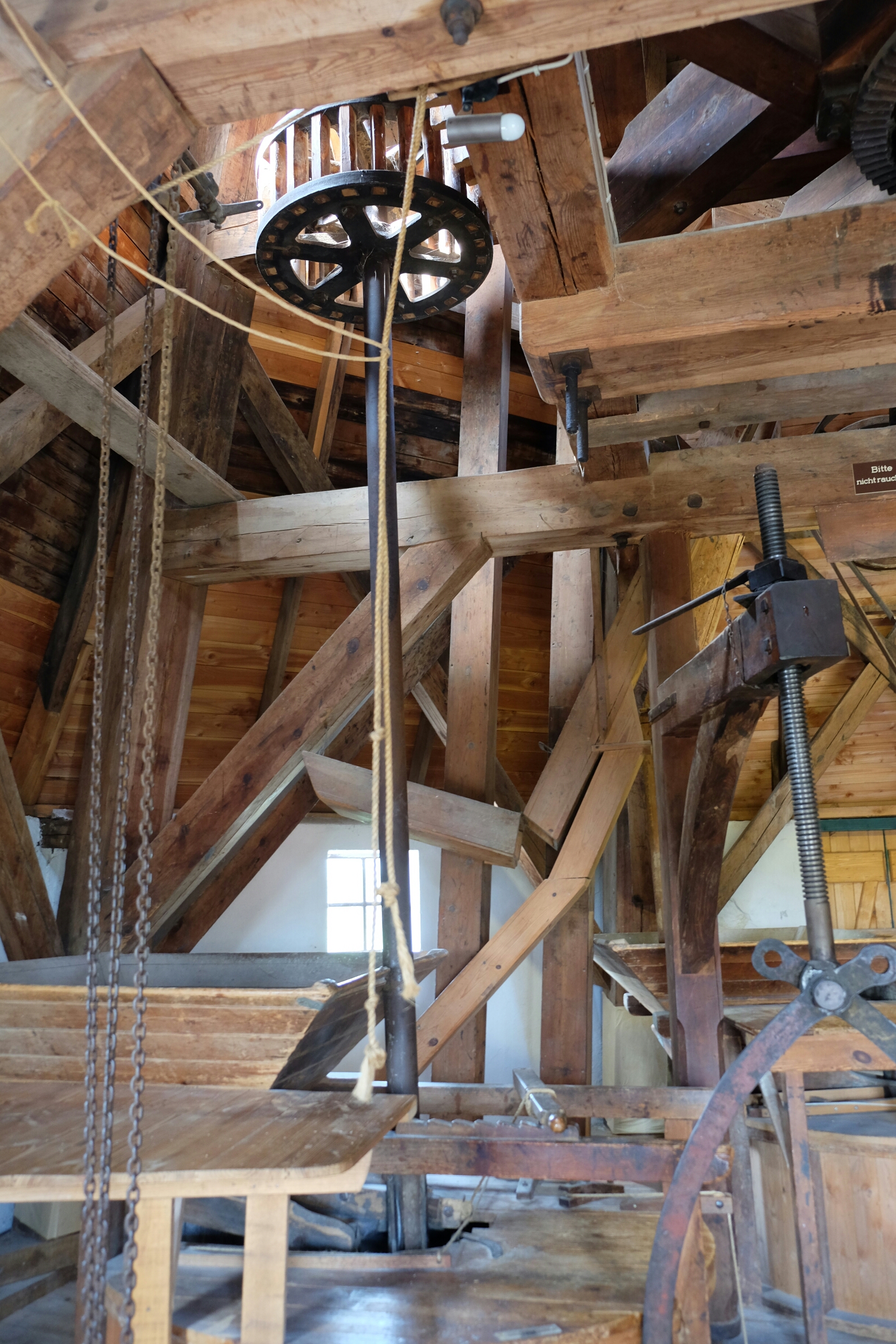 Im Innern der Moorseer Mühle Im Innern der Moorseer Mühle