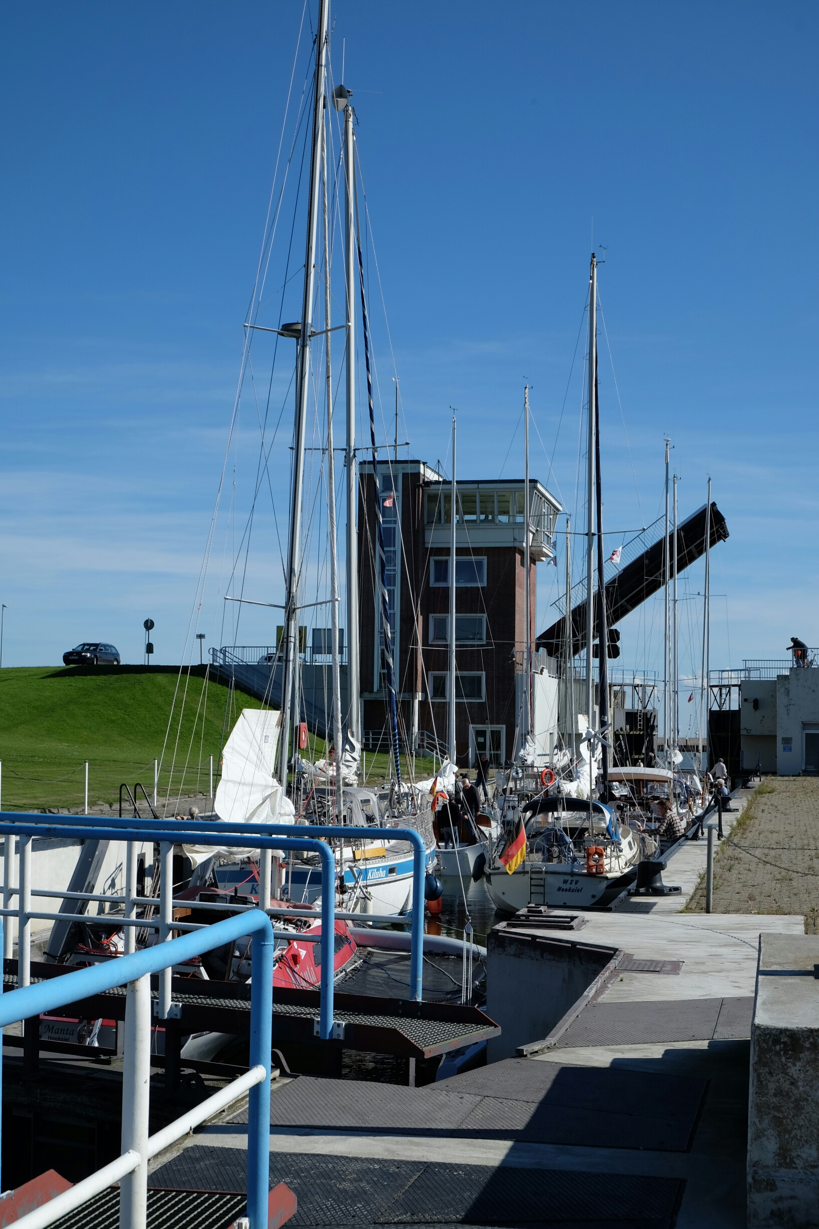 Schleuse bei Hooksiel Schleuse bei Hooksiel