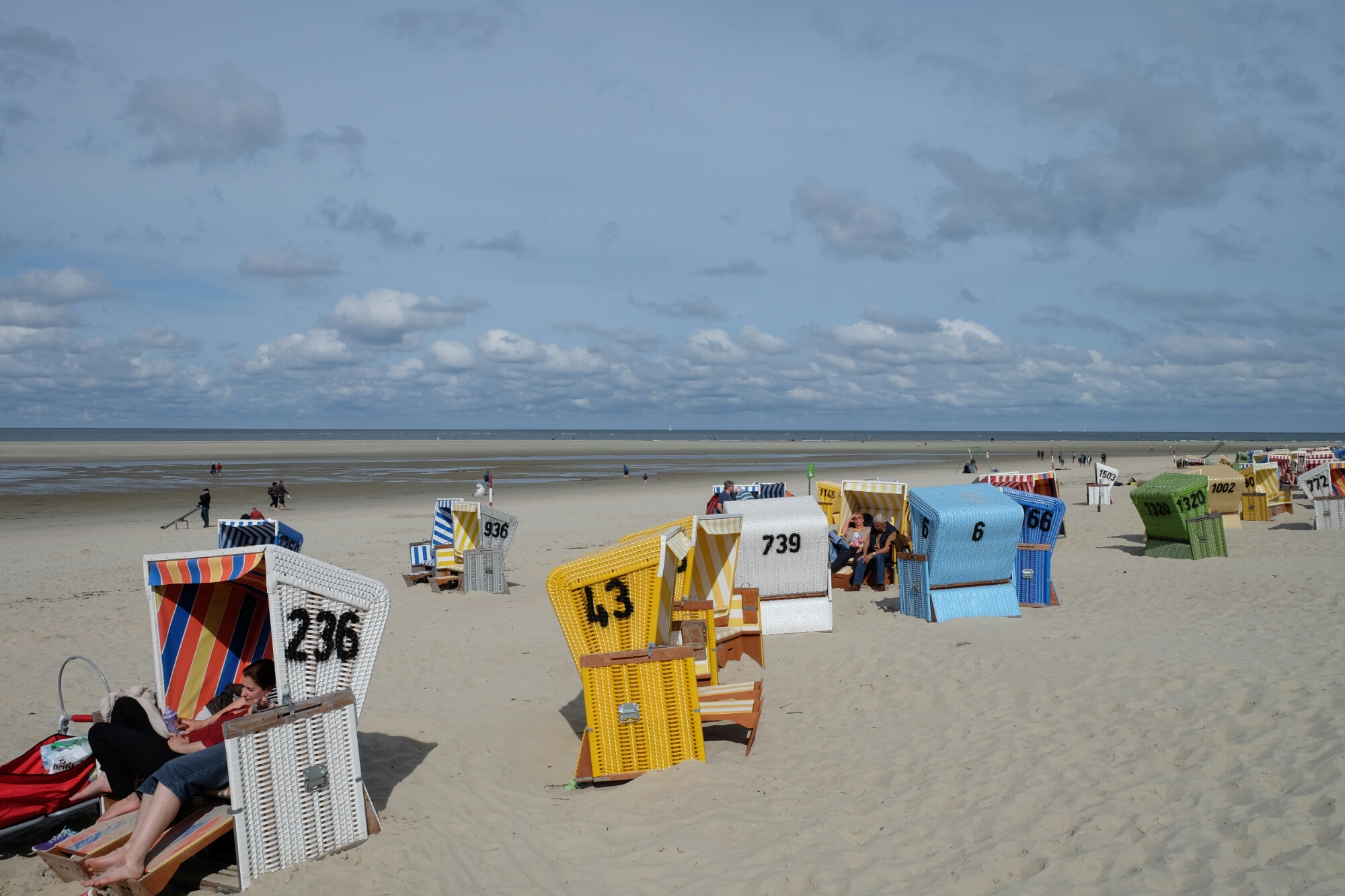 Strandkörbe auf Langeoog Strandkörbe auf Langeoog