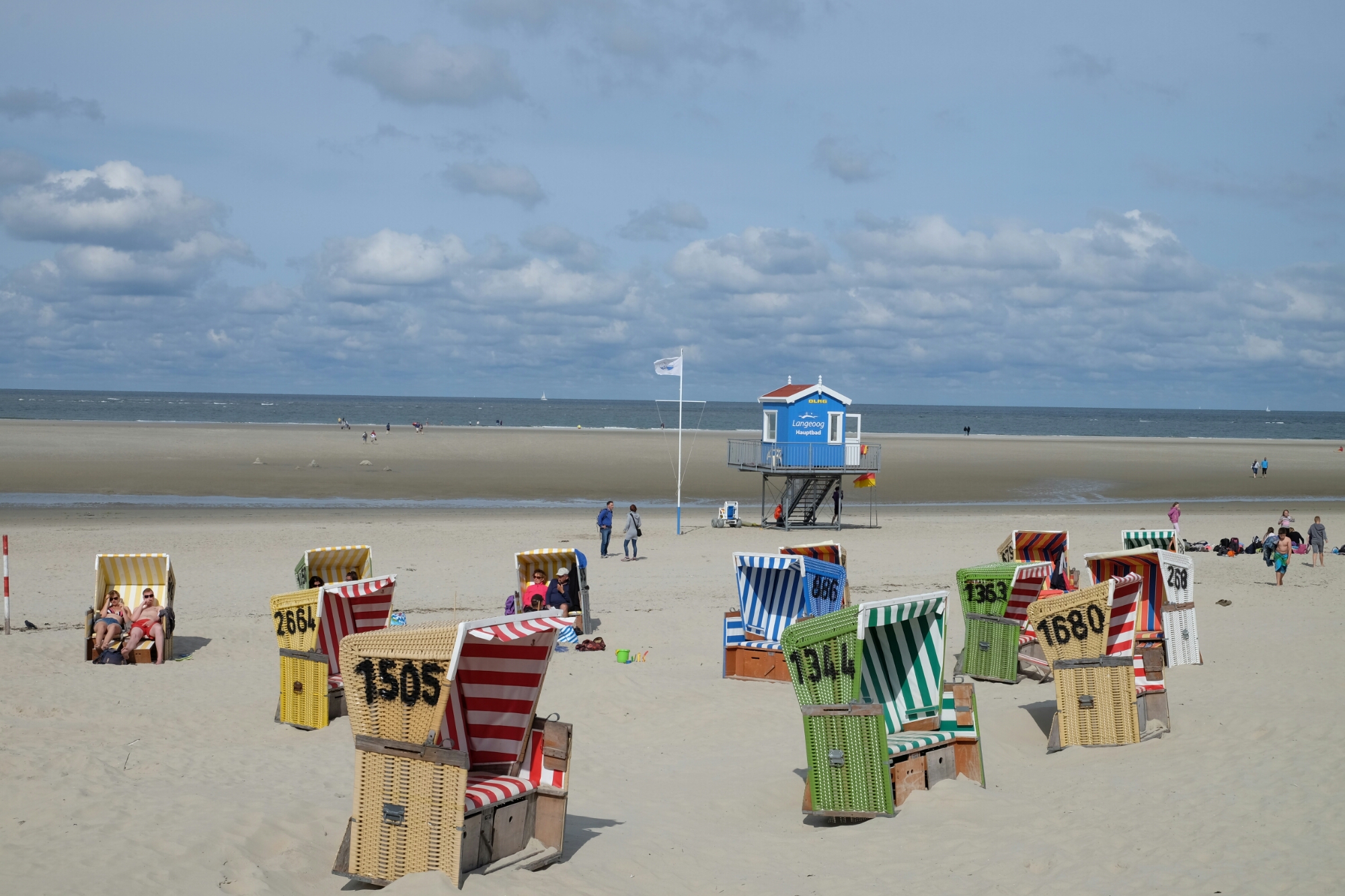 Strandkörbe auf Langeoog Strandkörbe auf Langeoog