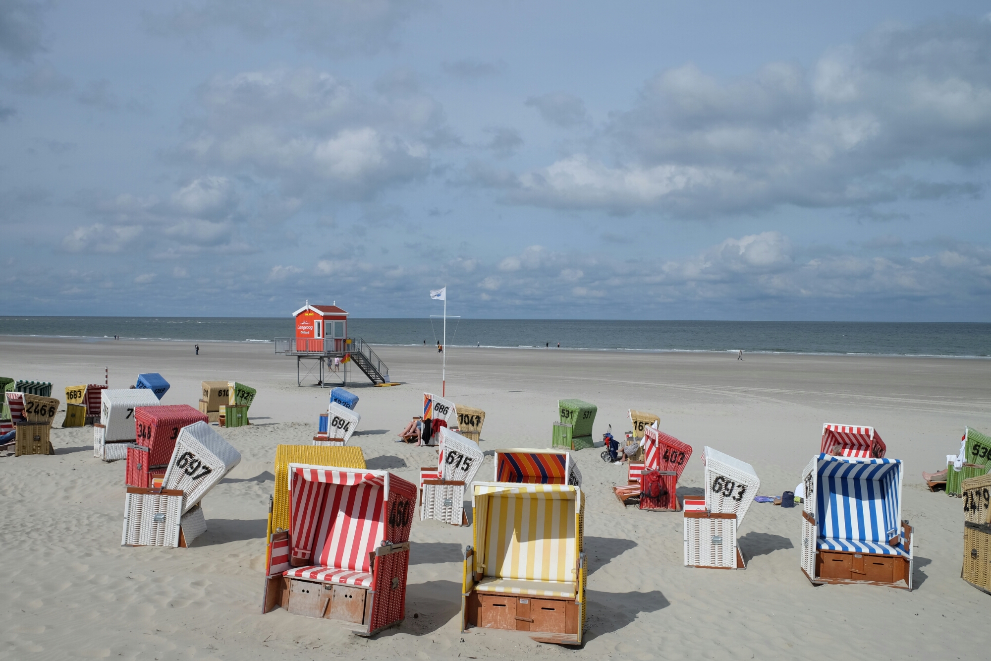 Strandkörbe auf Langeoog Strandkörbe auf Langeoog