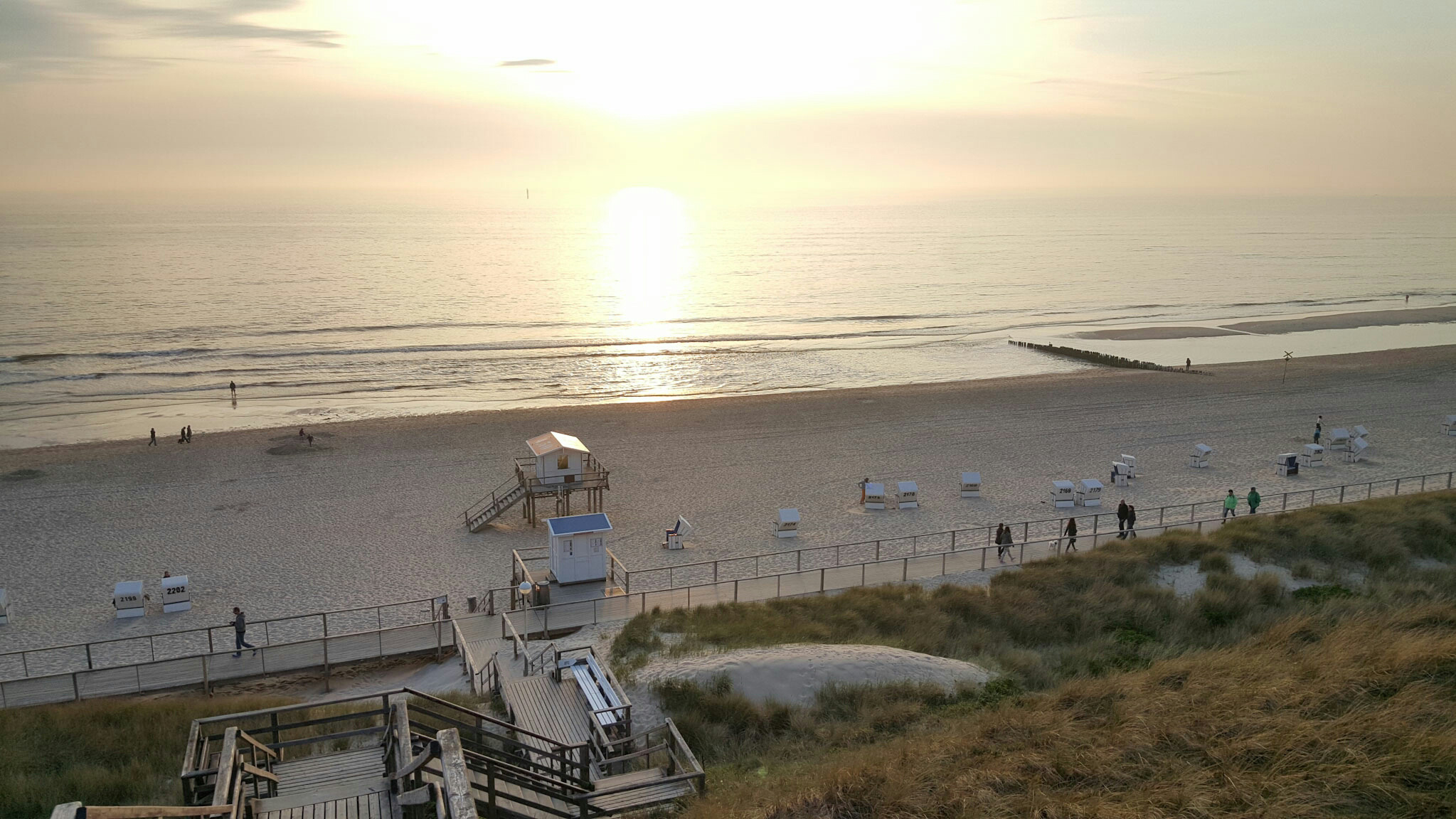 Ausblick von der Himmelsleiter in Westerland