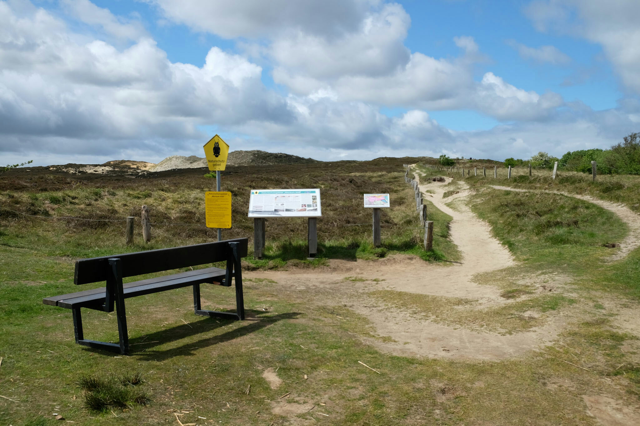 Weg über das Morsum-Kliff