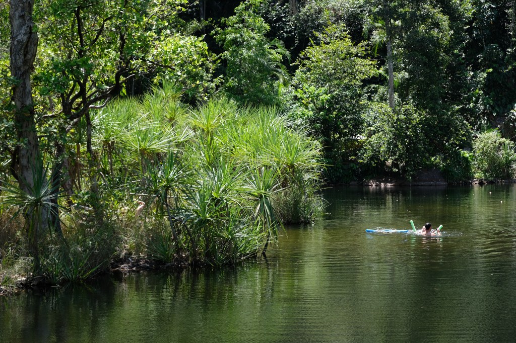 Nach der Rundwanderung ein Bad im Plunge Pool der Wangi&nbsp;Falls