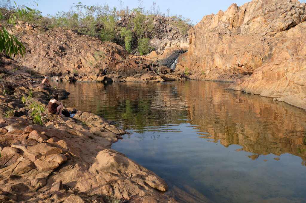 Leliyn (Edith Falls) Loop Trail im&nbsp;Abendlicht