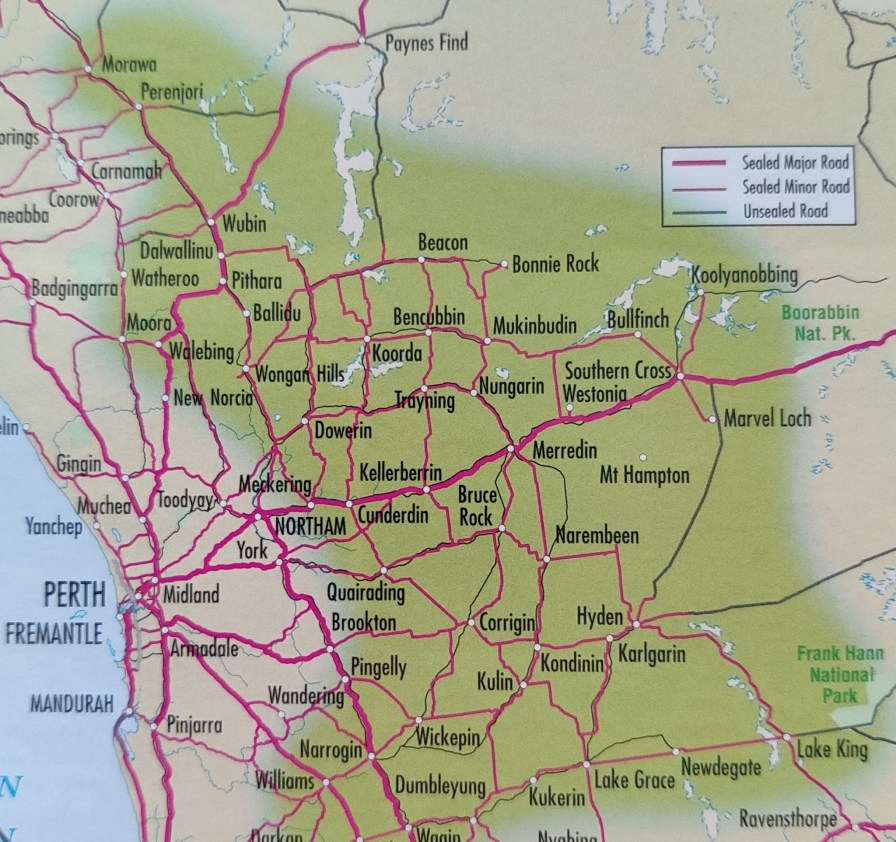 Wheatbelt rund um Perth