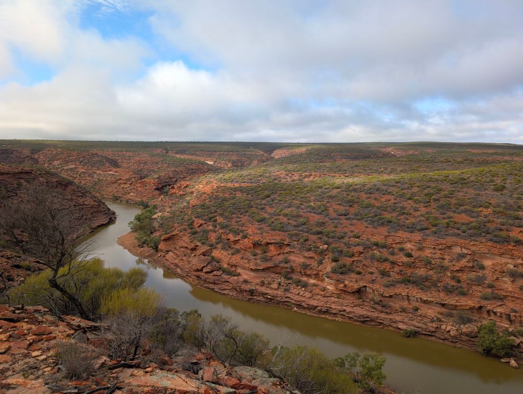Zwischen einem Regentag und einem schweren Wintersturm bei optimalen Wanderwetter die Hikes im Kalbarri NP&nbsp;geniessen